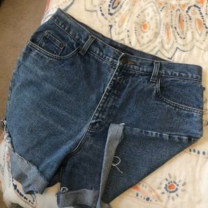 Vintage High Waisted Denim Shorts